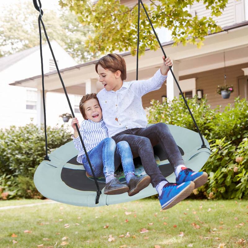 Goplus 40" Flying Saucer Tree Swing Indoor Outdoor Play Set Kids - See Details