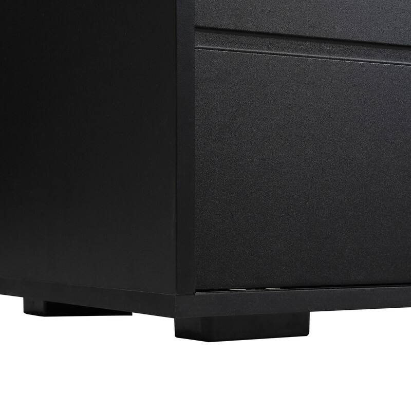 94.4" Modern TV Stand with LED Lights, Fluted Glass Doors & Drawers - Media Console for TVs Up to 100 inches