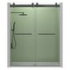 preview thumbnail 2 of 16, ABRUZZO Eddi Clear Adjustable Frameless Sliding Shower Door