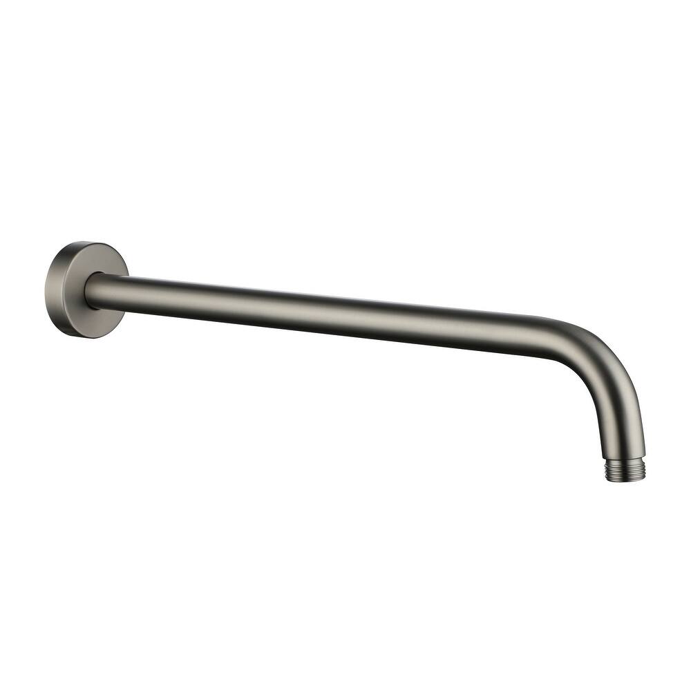16 in. Round Wall Mount Standard Shower Arm and Flange