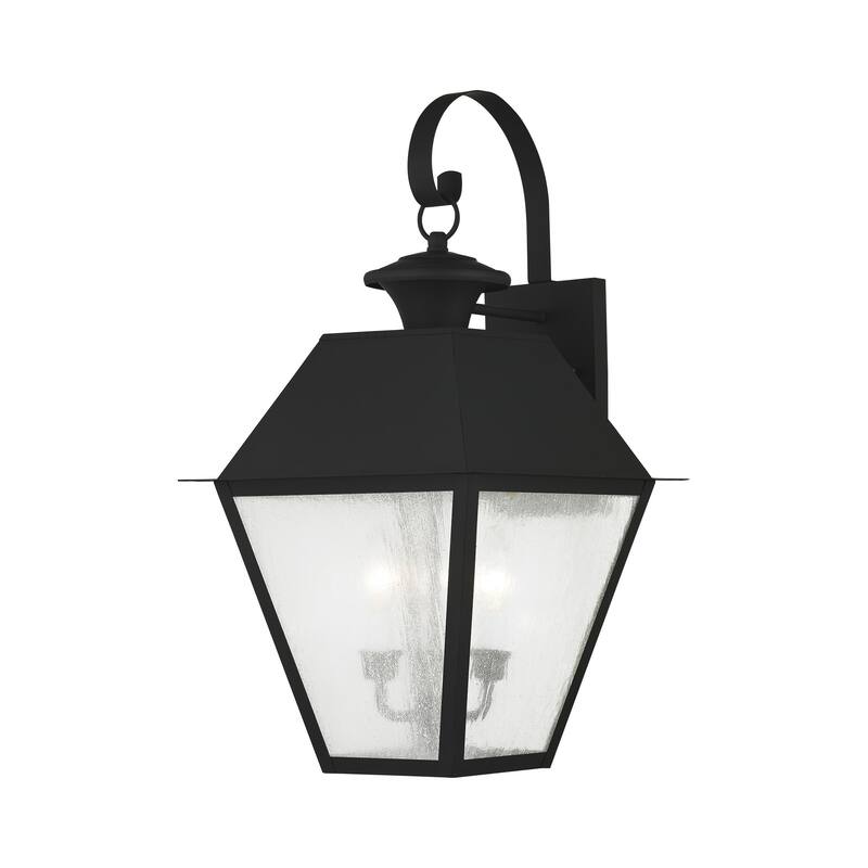Livex Lighting Mansfield 2 Light 22" High Outdoor Wall Sconce