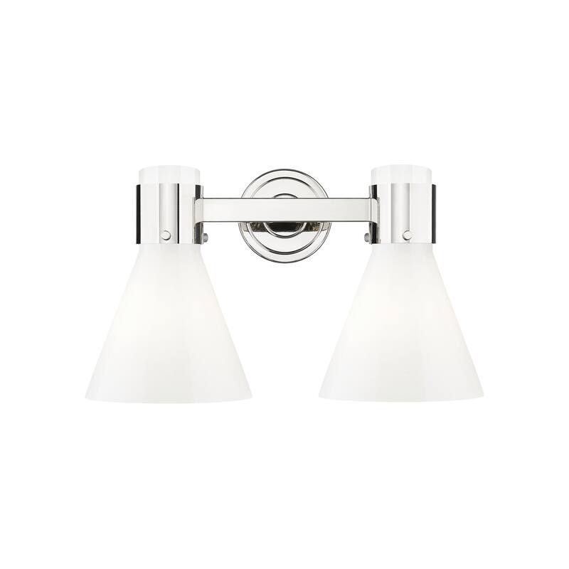 Innovations Lighting Downtown Urban - Lawton Cone - 2 Light 16" Wall-Mounted Bath Vanity Light
