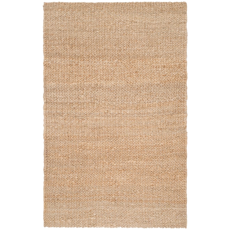 SAFAVIEH, Handmade Natural Fiber Valery Casual Solid Jute Rug