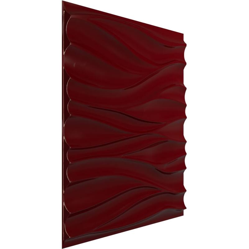 19 5/8"W x 19 5/8"H Ripple EnduraWall Decorative 3D Wall Panel