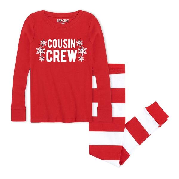 Shop Cousin Crew Snowflakes Baby Pajama Set Overstock 32065124