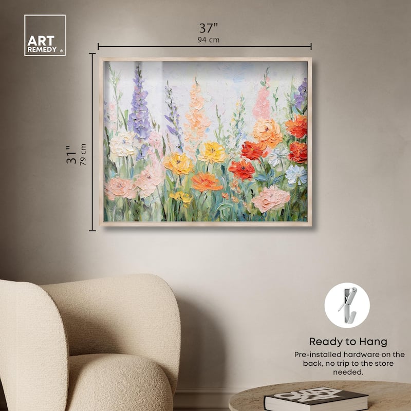 Summer Abundance I Shadowbox by Art Remedy
