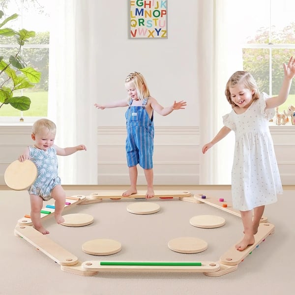 slide 2 of 9, Tiny Land® Balance Beam Toddler