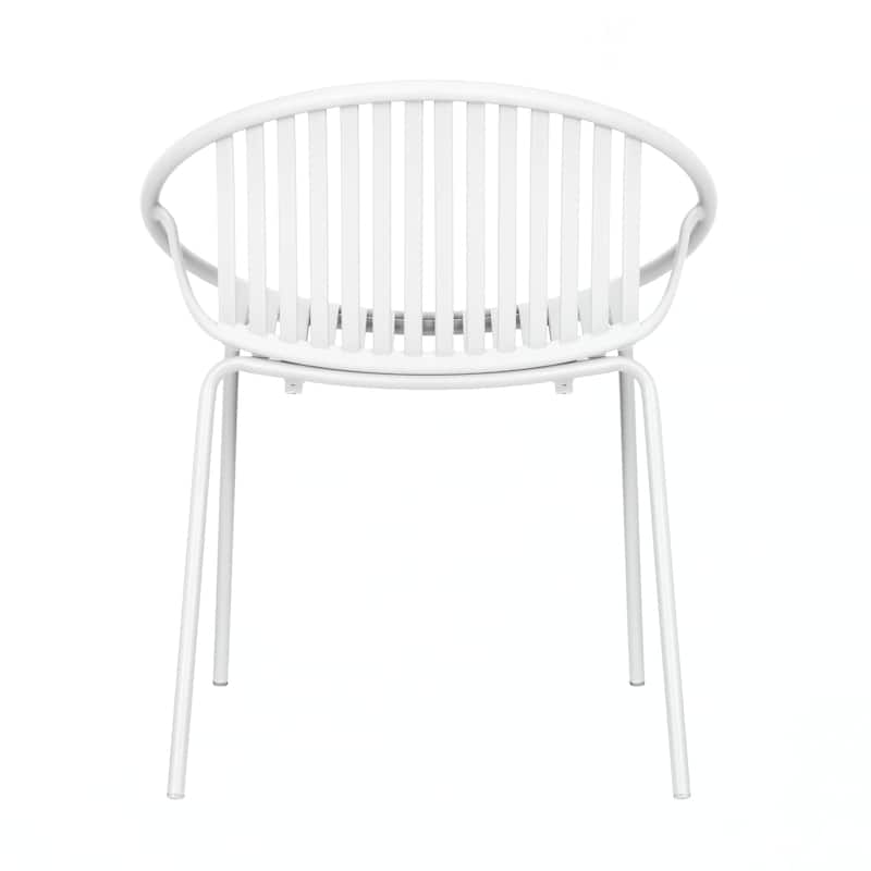 Patio Dining Chairs Stackable Chairs(Set of 2)