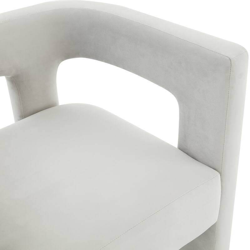 SAFAVIEH Couture Deandre Cut Out Accent Chair (Fully Assembled) - 24.8 IN W x 20.8 IN D x 26.8 IN H