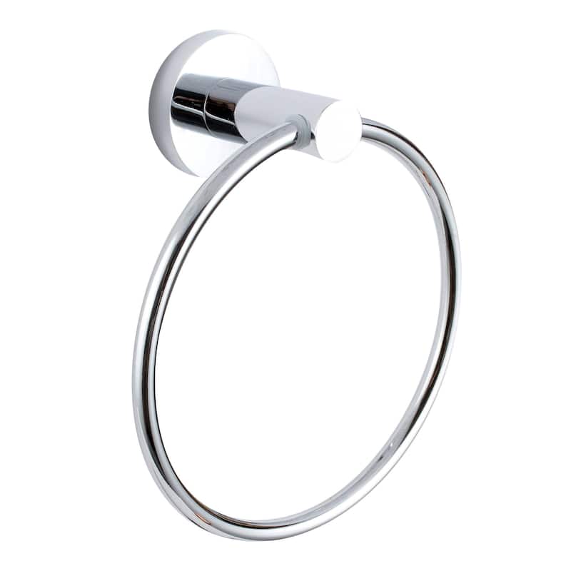 Sure-Loc LG-TR1 Lugano 7" Wall Mounted Towel Ring - Polished Chrome