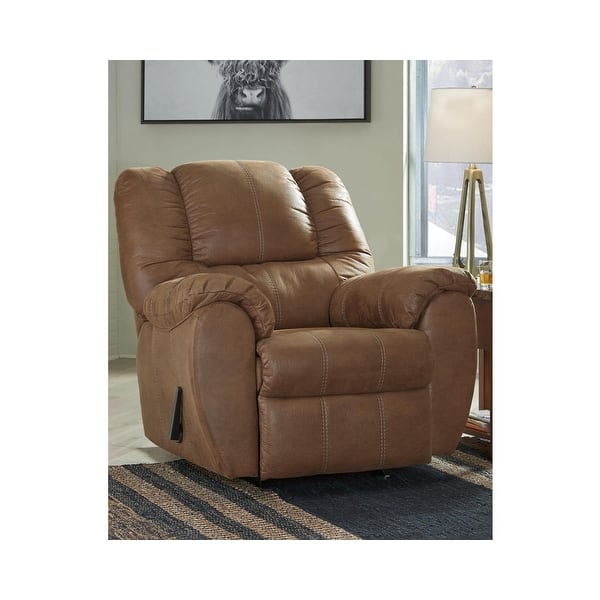 slide 2 of 3, McGann Contemporary Rocker Recliner Brown