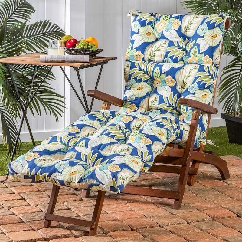 Outdoor Chaise Lounge Cushion by Greendale Home Fashions