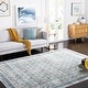 preview thumbnail 12 of 18, SAFAVIEH Brentwood Gusta Traditional Oriental Rug - Light Grey/Blue - 2' x 12'