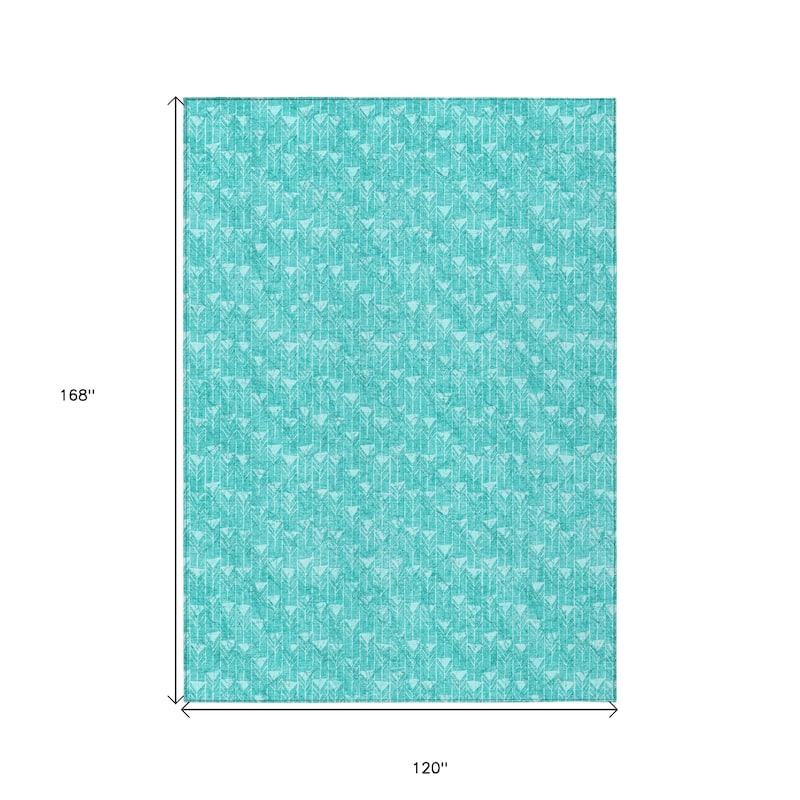 Pave Abstract Shapes Weather Resistant Timeless Fusion Outdoor Rug