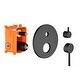 preview thumbnail 6 of 18, Wall Mounted Shower System With Hand Shower Faucet With Body Jets 12 Inch Rainfall Shower Head Kit Tirm With Rough-In Valve