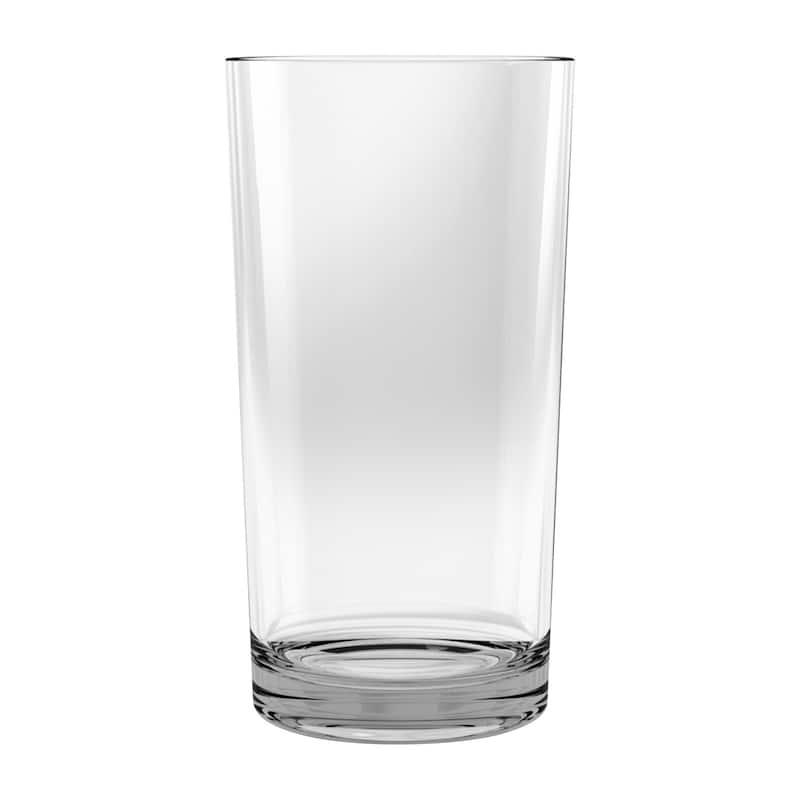 Abode Homewares Montana Acrylic Heavy Base Drinking Glass - Clear - 24 oz - Set of 6
