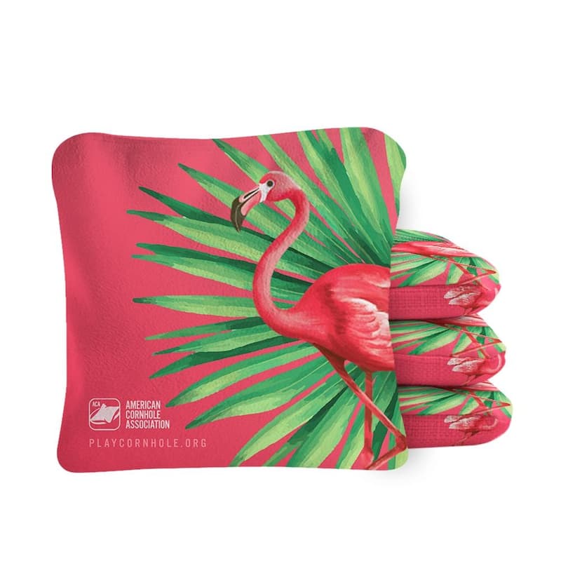 Flamingo Dual Sided Cornhole Bags