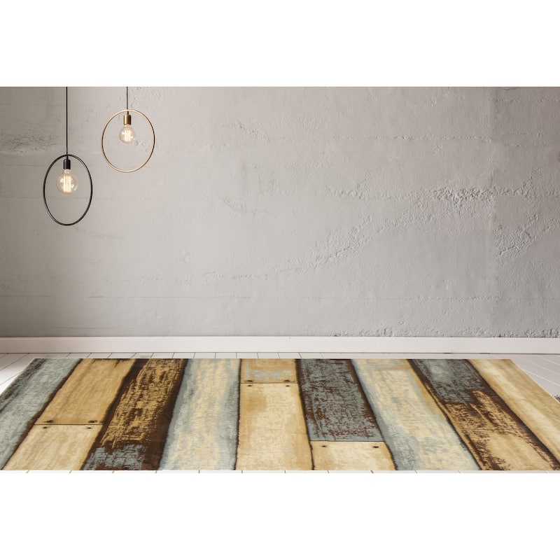 American Destination Pier Coastal Area Rug