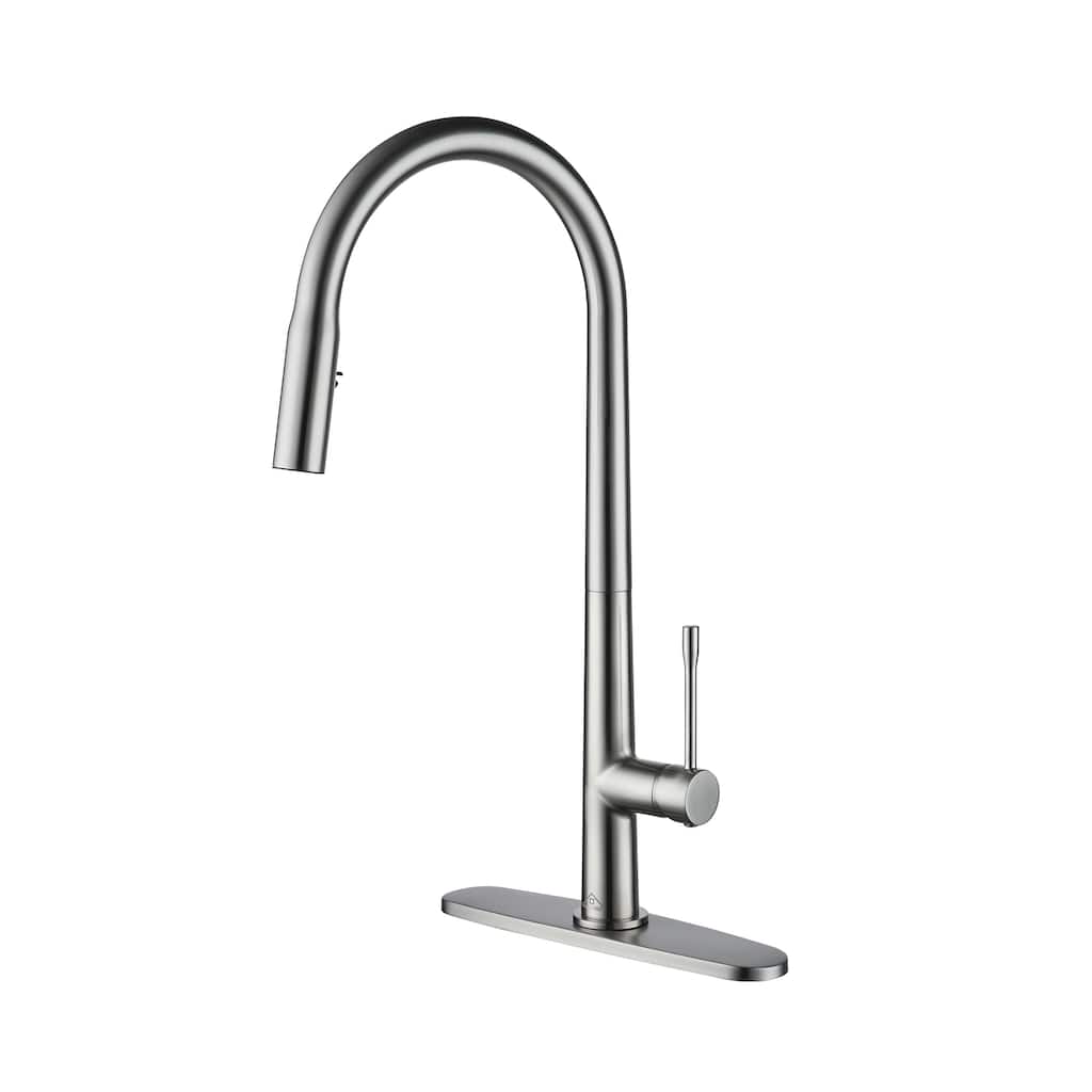 Single Handle Pull-Down Sprayer Kitchen Faucet