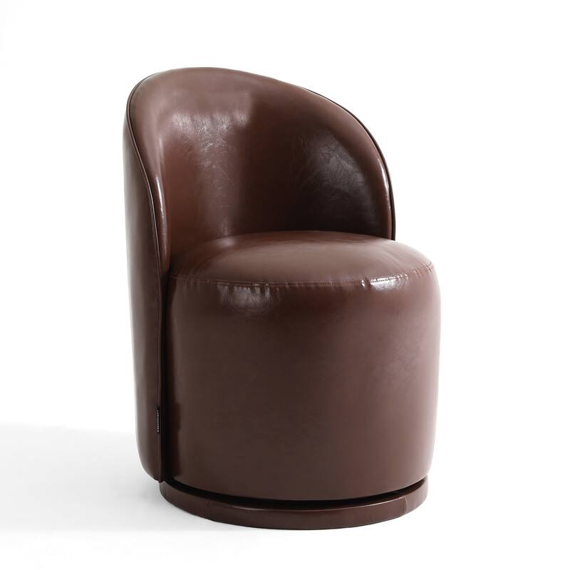 UIXE Modern Upholstered Swivel Armless Side Dining Chairs