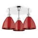 Option Polished Chrome / Red