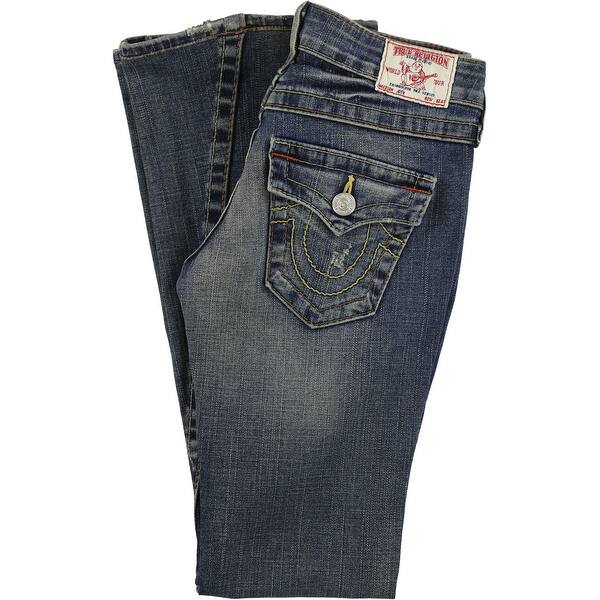 Shop True Religion Womens Joey Boot Cut Jeans Blue 26