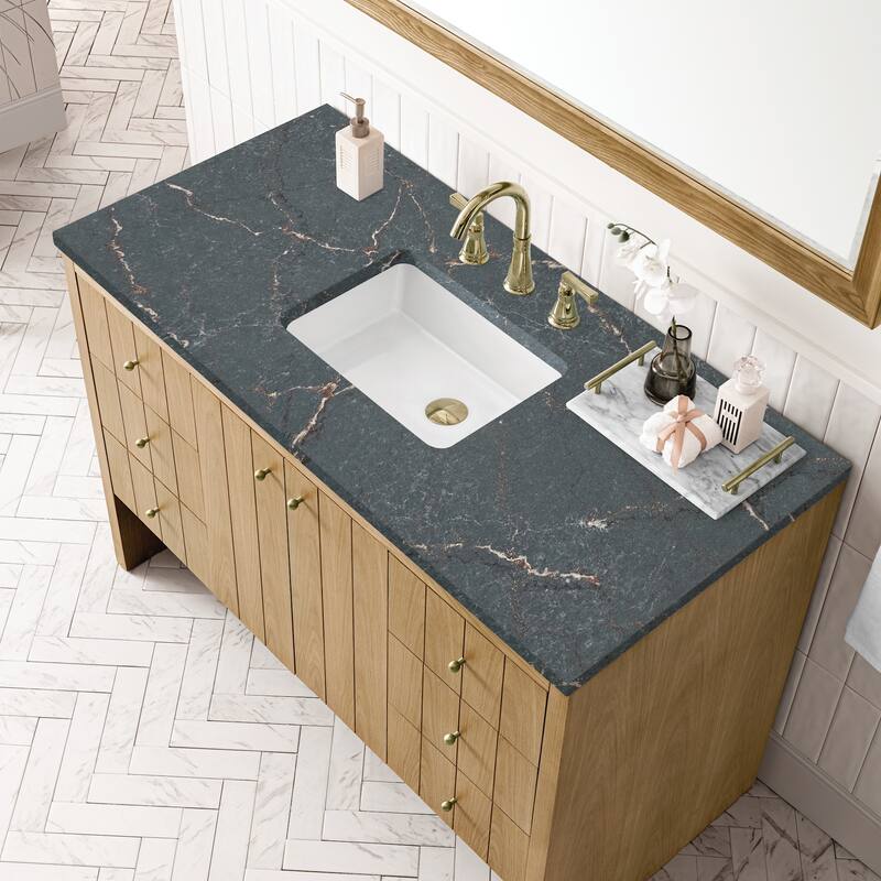 James Martin Vanities 435-V48-FPBL Hudson 48" Free Standing Single