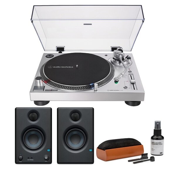 Audio-Technica AT-LP120X-USB USB Turntable & Presonus Eris 3.5 Bundle