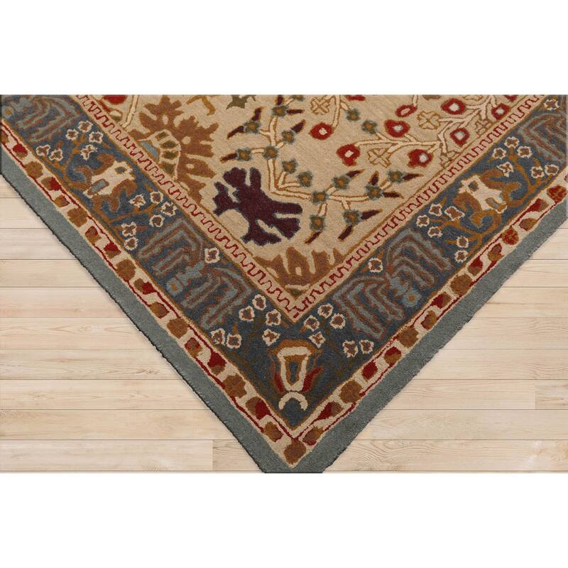 Craft Area Rug Multi Sizes Hand Tufted Wool Arts & Craft Transitional Oriental Area ...