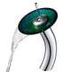 preview thumbnail 8 of 22, Kraus Glass Vessel Sink, Bathroom Faucet, Pop Up Drain, Mounting Ring