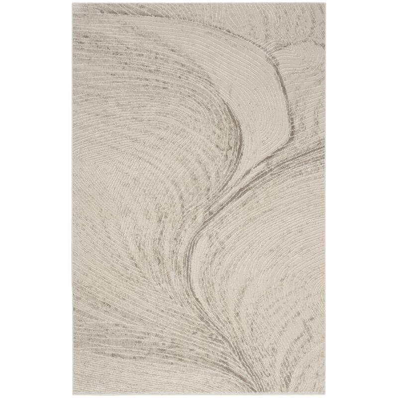 Calvin Klein CK029 Captivating Indoor only Ivory Contemporary Area Rug