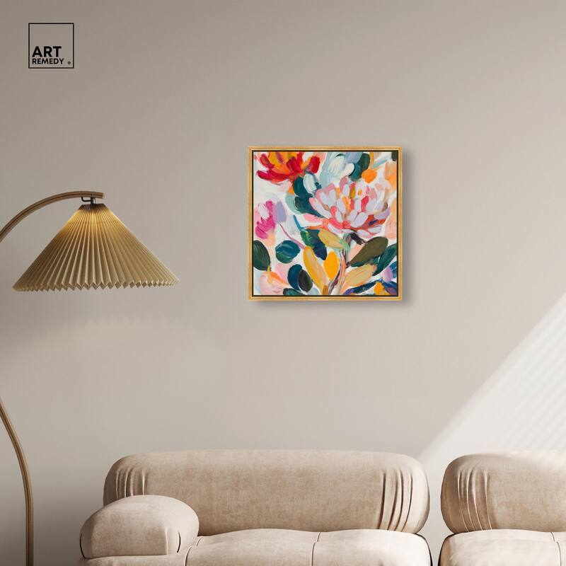 Lively Flora II Canvas by Art Remedy