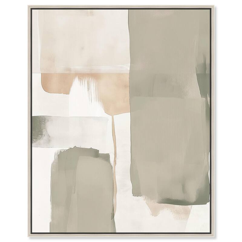 Autumn Reverie One Canvas by Art Remedy - 36" x 45" - Silver