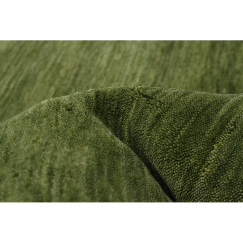 Kashkuli Gabbeh Green Rug 8'4" x 11'4" - 8'4 x 11'4