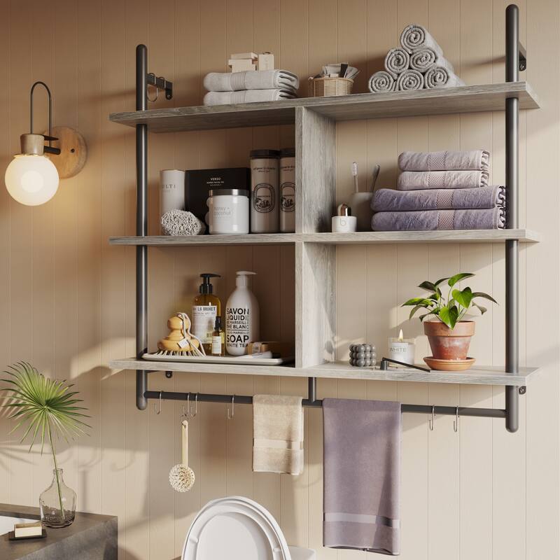 41 inch Wall Shelves 3-tiers Floating Shelf - 41 inch