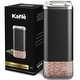 preview thumbnail 8 of 9, Glass Storage Container. Coffee Canister by Kaffe - Stainless Steel 16oz