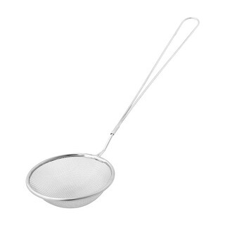 New 77mm x 55mm x 45mm Silver Tone Stainless Steel Kitchen S Strainers FP