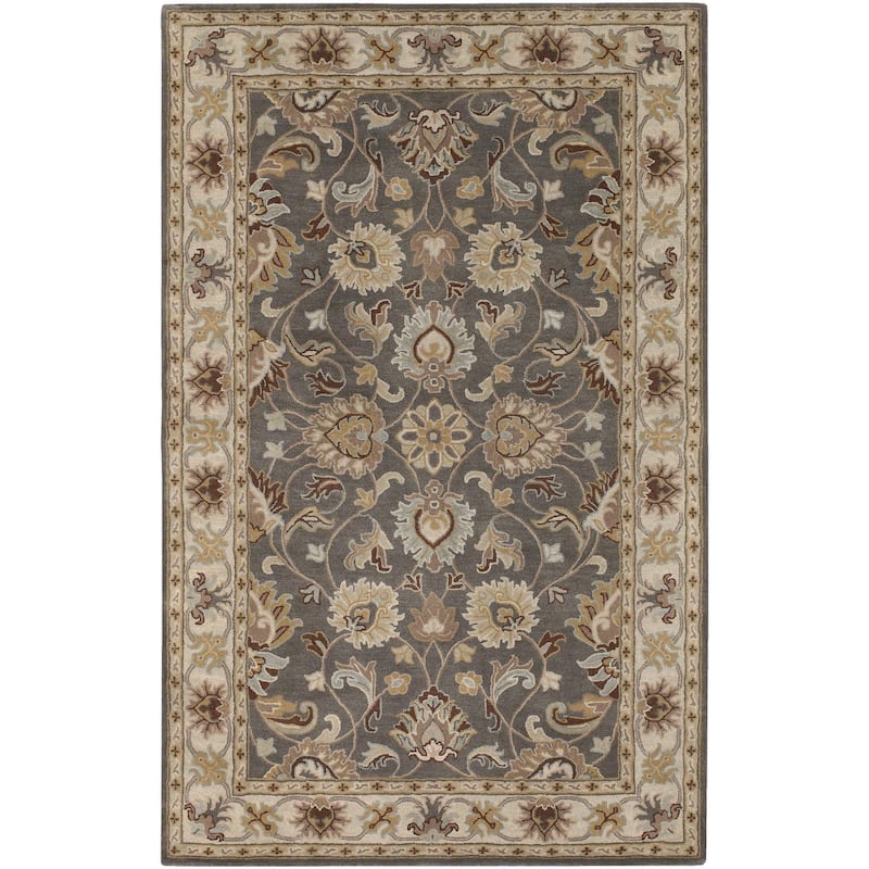 Livabliss Caesar Updated Traditional Border Area Rug.