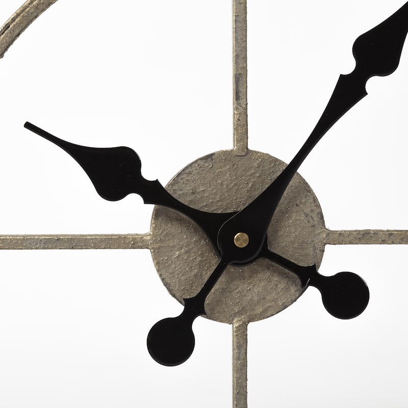 19" Large Brown Farmhouse Style Wall Clock - 19" x 2"