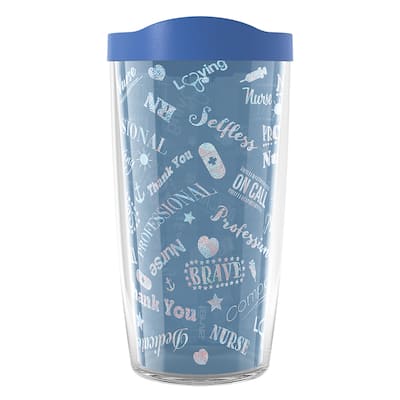 Tervis Thank a Medical Professional Made in USA Double Walled Insulated Travel Tumbler, Classic - Blue