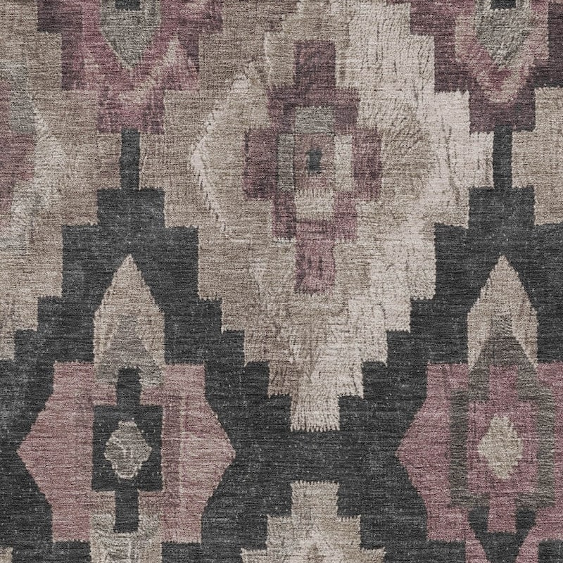 HomeRoots Aztec Transitional Rectangle Outdoor Rug