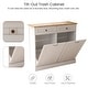 preview thumbnail 8 of 8, Lucinda Two-Compartment Tilt-Out Laundry Trash Cabinet