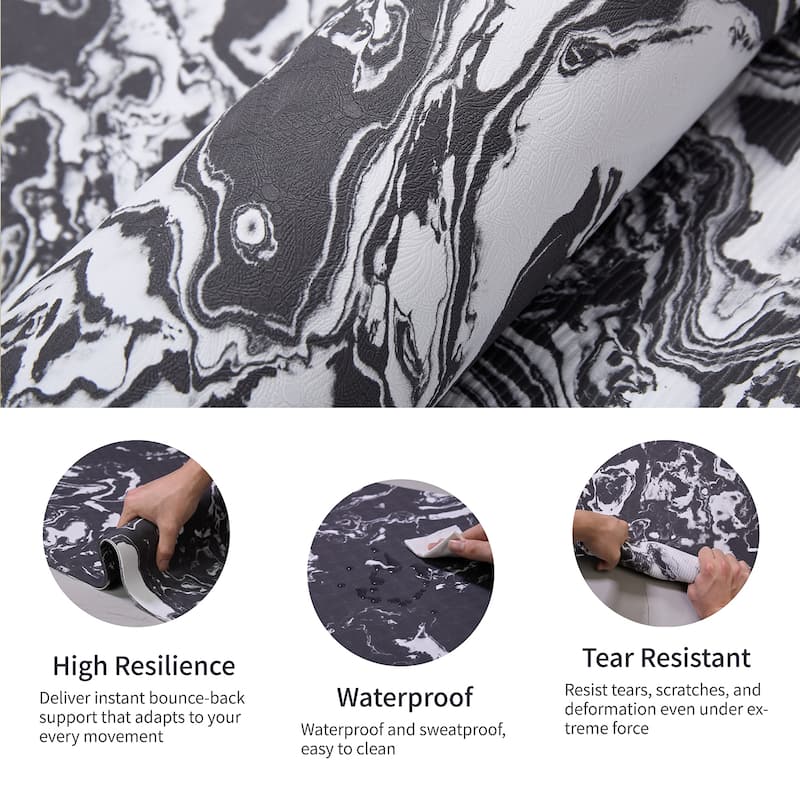 72x24" Extra Thick TPE Yoga Mat,Non-Slip Professional for Pilates Home