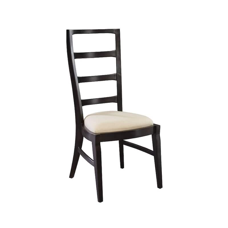 Helmes Mahogany Dining Chair. Black