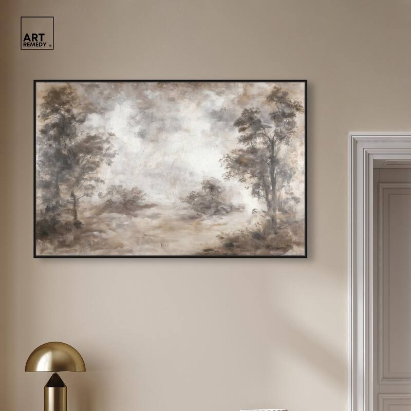 Veiled in Fog Canvas by Art Remedy