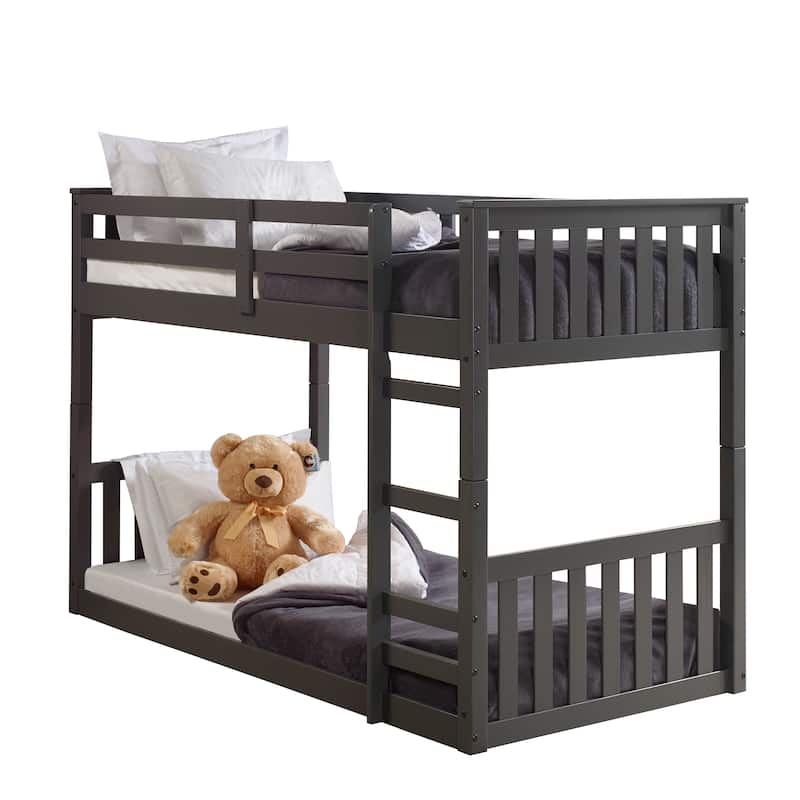 Wood Twin-over-twin Bunk Bed
