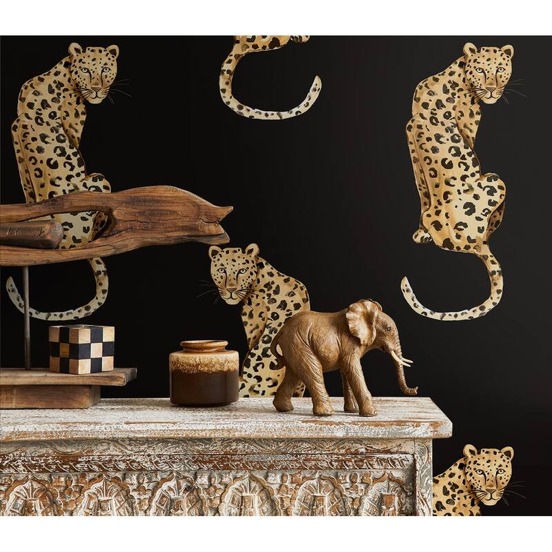 Daisy Bennett Designs Leopard King Peel and Stick Wallpaper