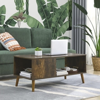 Coffee Table With Open Storage Shelf - Bed Bath & Beyond - 38938248