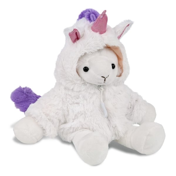 slide 2 of 6, DolliBu Long Leg Lamb Unicorn Plush Stuffed Animal Toy with Outfit - 10.5 inches