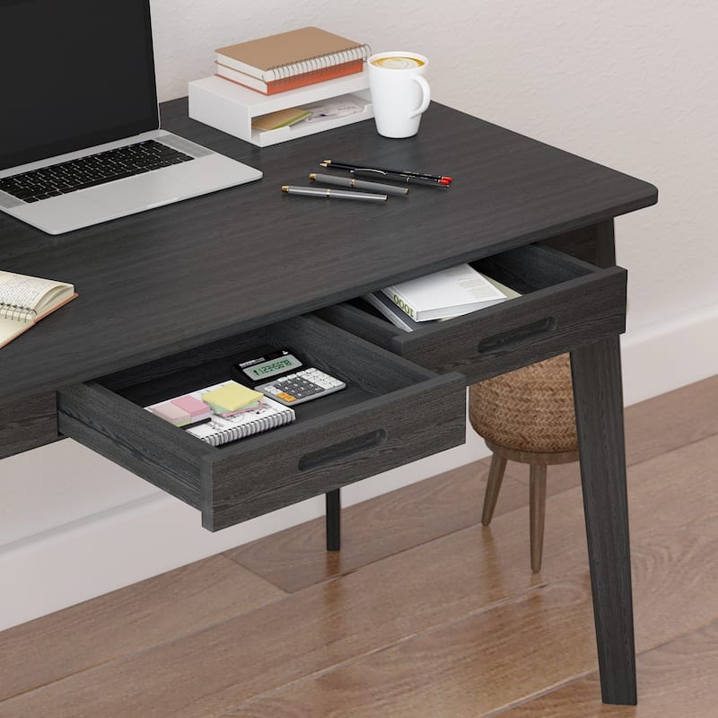 39.4"W Wood Desk Writing Desk Computer Desk